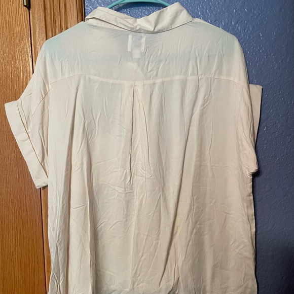 White Oversized Button Up - Picture 2 of 2